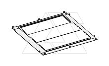 Дно щита NEO 1200x400мм (ШxГ), RAL7035, IP55 | код 632-400 | Tekpan