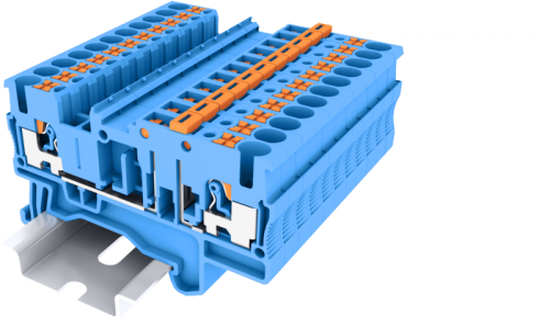 TPK2.5-2-BU Клемма с ножевым размыкателем серии TP, сеч. 2.5 мм., PUSH-IN., 2 конт., син, шт | код TPK2.5-2-BU | SUPU TPK2.5-2-BU Клемма с ножевым размыкателем серии TP, сеч. 2.5 мм., PUSH-IN., 2 конт., син, шт | код TPK2.5-2-BU | SUPU