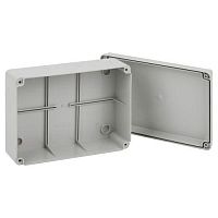 Коробка распаячнаяKORvp приборная подъездная открытой установки 190х140х75мм на винтах с гладкими стенками IP55 | код Б0058944 | ЭРА