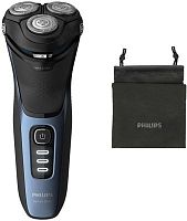 Бритва роторная Philips S3232/52 реж.эл.:3 питан.:аккум. синий/черный | код 1187818 | PHILIPS