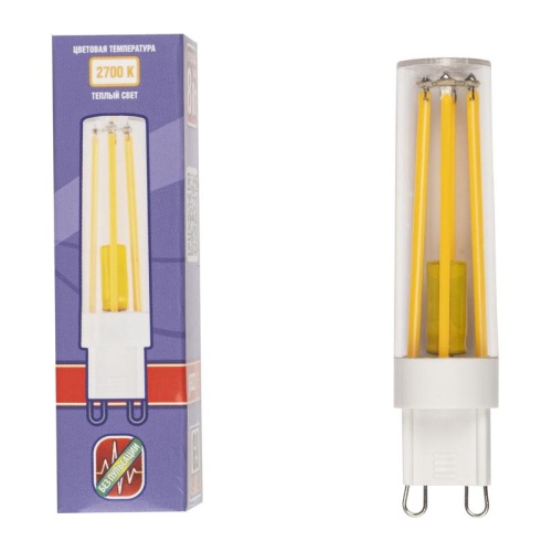 Лампа светодиодная филаментная LED G9 PRO 8w  2700K теплый 700Lm 230V Jazzway | код 5062672 | JazzWay фото 3