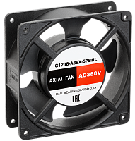 Вентилятор осевой SILART, 120 х 120 х 38, 380 VAC, подшипник качения | код G1238-A38X-5PBHL | SILART