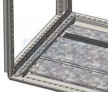 Рейка направляющая для рамы MF, 2шт. | код MF 40 MP | ПРОВЕНТО