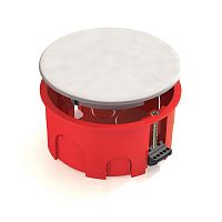 Коробка распаячная для скрытого монтажа в полых стенах D80мм х 40мм (с пластиковыми зажимами, с перфорированным основанием) (CHINT) | код 8820007 | CHINT