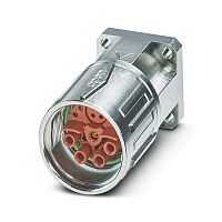 Приборный соединитель, передняя часть стенки, с накатанной гайкой SH-8ESS48AY000S | код 1096282 | PHOENIX CONTACT