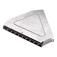 Угол горизонтальный 45 градусов с крышкой Стандарт 500х50 Промрукав | код PR16.0616 | ПРОМРУКАВ