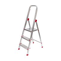 Стремянка алюминиевая 3 ступеньки REXANT | код 12-5040 | REXANT