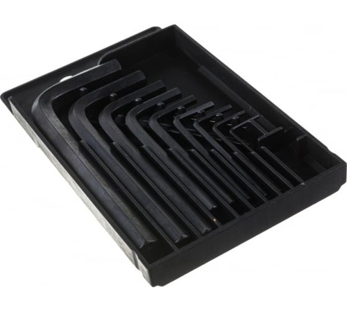 Ключи шестигранные короткие CrV 9 шт(1.5-10 мм) (в коробочке) | код 64185 | FIT