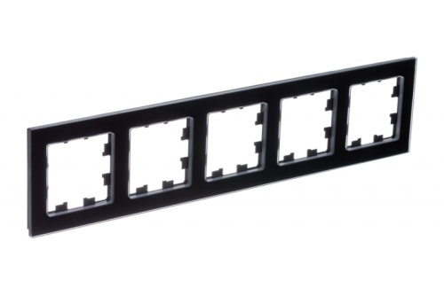 ATLASDESIGN NATURE 5-постовая РАМКА, НАТУРАЛЬНОЕ СТЕКЛО, ЧЕРНЫЙ | код ATN361005 | Systeme Electric ATLASDESIGN NATURE 5-постовая РАМКА, НАТУРАЛЬНОЕ СТЕКЛО, ЧЕРНЫЙ | код ATN361005 | Systeme Electric