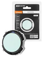 Выключатель 1-кл. 16А 250В проходной кнопочный механизм фисташковый, Байкал TDM | код SQ1819-0123 | TDM