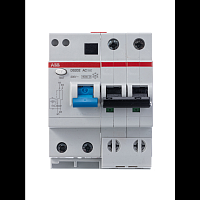 Выключатель автоматический дифференциального тока 2п 25А 30мА DS202 B-AC | код DS202 AC-B25/0,03 | ABB