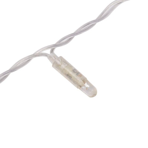 Гирлянда светодиодная "Светодиодный Дождь" 2х3м 600LED тепл. бел. 90Вт 230В IP65 эффект мерцания провод силикон. прозр. (нужен шнур питания 303-500-1) Neon-Night 235-326 фото 5