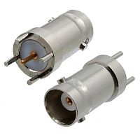 Разъём высокочастотный RUICHI BNC-SJ, гнездо на плату | код 90313 | Ruichi