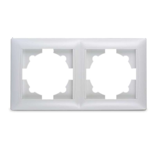 Рамка 2-м VALENZO 6302H бел. ASD / | код 4690612006437 | IN HOME