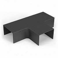 Т-образный угол 40х16 черный (4 шт/комп) Промрукав | код PR08.12870 | ПРОМРУКАВ