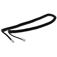 Шнур телеф. витой 2м (джек-джек) черн. | Код. 18-2023 | Rexant