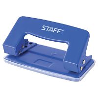 Дырокол металлический STAFF, до 10 листов, без линейки, синий, 224648 | код 224648 | STAFF