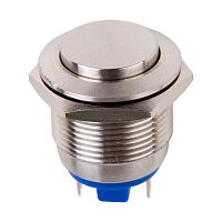 Кнопка антивандальная 19 Б/Фикс (2с) OFF-(ON) выпуклая REXANT | код 36-3412 | REXANT