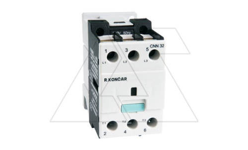 Контактор CNN 32 00 220/230V 50Hz, 3P, 32A/(50A по AC-1), 15kW(400VAC), 220/230VAC | код EAC604756 | Rade Koncar