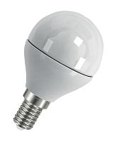Лампа светодиодная LED 7 Вт E14 3000К 560Лм шарик 220 В (замена 60Вт) | код 4058075579620 | LEDVANCE