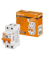 Диф.автомат АД2P 2Р С50 100мА 6кА тип АС TDM | код SQ0204-0622 | TDM