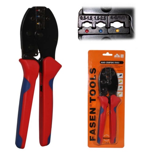 Мини-кримпер для обжима кабельных наконечников FASEN FSE-03C | код 111026 | Fasen