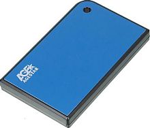Внешний корпус для HDD/SSD AgeStar 3UB2A14 SATA II USB3.0 пластик/алюминий синий 2.5 | код 865271 | AgeStar
