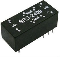 Источник питания DC-DC, 0.5Вт, вход 21.6...26.4В, стабил. выход 15В/34мА, изоляция 1000В DC, DIP16, 22.6х9.9х8.4мм., -25С…+71С | код SRS-2415 | MeanWell