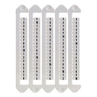 Маркировка для клемм, ширина 5 мм, символ 6, вертикальная ориентация | код NUTB-5-6V | DKC