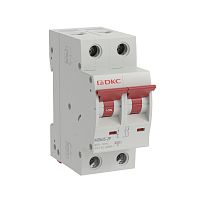 Автоматический выключатель модульный YON max типа MD63S, 4,5кА, 2 полюса, хар-ка B, 40А | код MD63S-2PB40 | DKC