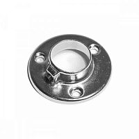 Держатель для трубы 25 мм с фиксатором, хром (2 шт) - пакет Tech-Krep | код 127422 | Tech-KREP