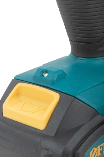 Дрель-Шуруповерт аккумуляторная 20 В, 0-400/1400 об/мин, 40 Нм, 2, Li-Ion 2,0 Ач, 1,25 ч., резиновая накладка, кейс | код 79901 | FIT фото 5