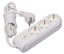 Удлинитель 3х10м с заземл. 16А IP20 с выкл. защ. шторки Makel N3310083