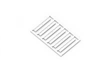 Маркировка клеммных модулей MC16 для клемм 16mm, 24 элемента, PC, белая | код MC16 | Connectwell