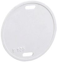 Бирка кабельная У-135 (круг 55мм² | код. UZMA-BIK-Y135-R | IEK