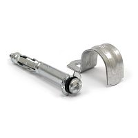 Комплекты для крепления ОКЛ с использованием дюбеля Молли М4х32 и скобы СМО d16-17 мм (100 шт) Промрукав | код PR08.5006 | ПРОМРУКАВ