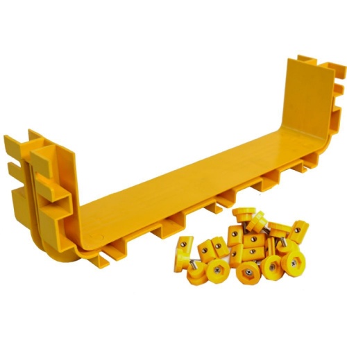 Соединитель оптического лотка 360 мм, желтый | код LAN-OT360-CN | LANMASTER Соединитель оптического лотка 360 мм, желтый | код LAN-OT360-CN | LANMASTER