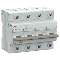 Выключатель автоматический AV-125 4P 125A (C) 10kA EKF AVERES | код mcb125-4-125C-av | EKF