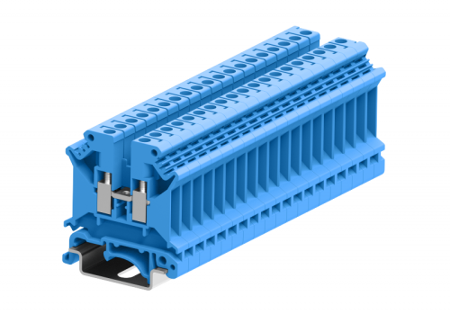 305992 Клемма SUK 1-1 проходная винтовая, сеч.4мм2, син., шт | код 305992 | SUPU