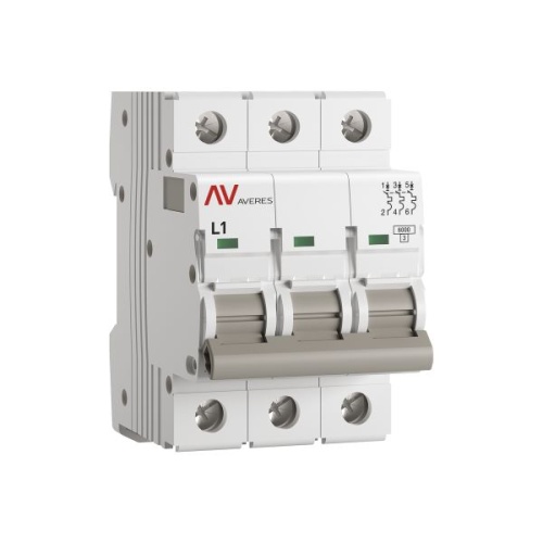 Выключатель автоматический AV-6 3P 1A (L) 6kA EKF AVERES | код mcb6-3-01L-av | EKF Выключатель автоматический AV-6 3P 1A (L) 6kA EKF AVERES | код mcb6-3-01L-av | EKF