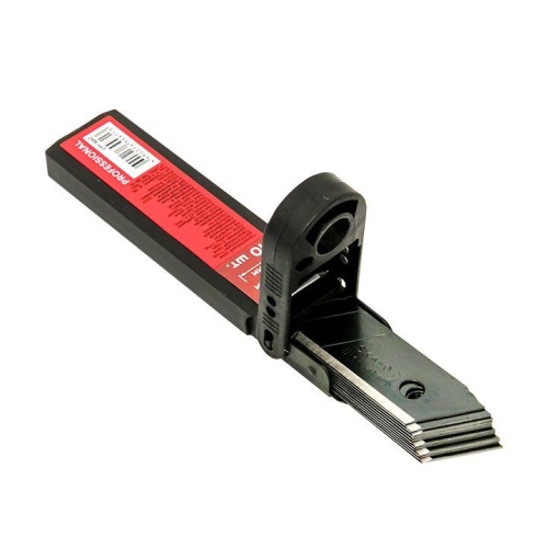 Набор сменных лезвий 18 мм СМ-60 (10 шт, вороненные, SK4, 7 сегментов) Professional | код cm-s60 | EKF Набор сменных лезвий 18 мм СМ-60 (10 шт, вороненные, SK4, 7 сегментов) Professional | код cm-s60 | EKF