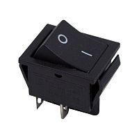 Выключатель клавишный 250В 15А (4с) ON-OFF черн. (RWB-501 SC-767) | Код. 36-2310 | Rexant