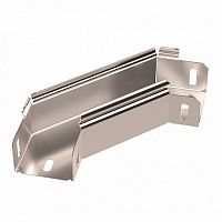 Угол горизонтальный 90 градусов Стандарт INOX (AISI 409) 50х50 Промрукав | код PR16.3553 | ПРОМРУКАВ