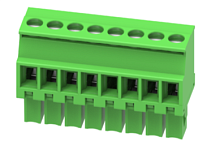 MC-RE3.5V03C-R-0001 Клемма MC, шаг 3.5мм, 3 конт., зел., шт | код MC-RE3.5V03C-R-0001 | SUPU