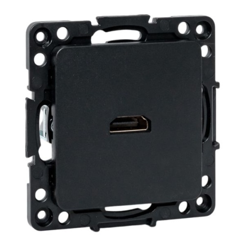 Стокгольм Механизм розетки HDMI черный EKF | код EZA00-327-10 | EKF