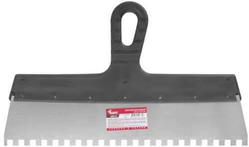 Шпатель фасадный зубчатый 350мм/зуб 8мм нерж. КУРС 06614 фото 3