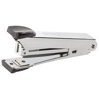 Степлер №10 металлический STAFF, до 12 листов, с антистеплером, черный, 226844 | код 226844 | STAFF