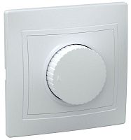 Светорегулятор поворотный КВАРТА, 400 Вт, белый | код. EDK10-K01-03-DM | IEK
