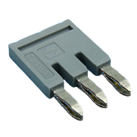 DFB2.5-03P-11-00Z(H), 3П, Перемычка DFB для клемм DS, 2.5 мм.кв, серый, шт | код 92119900049 | DEGSON