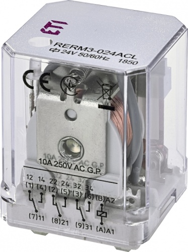 Реле электромеханическое RERM3-024ACL | код 002473063 | ETI Реле электромеханическое RERM3-024ACL | код 002473063 | ETI